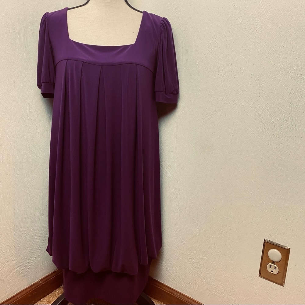 Jessica Howard Dress. Purple Sz 10 - Picture 3 of 11